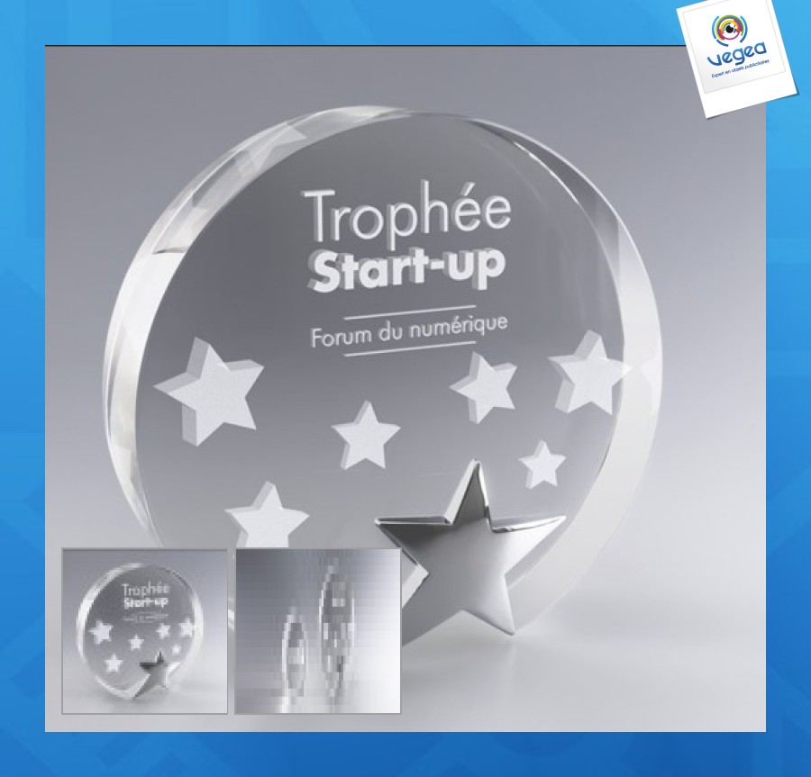 Trophäe mit stern