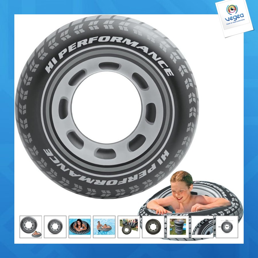 Une grande bouée gonflable de 70cm pour un enfant