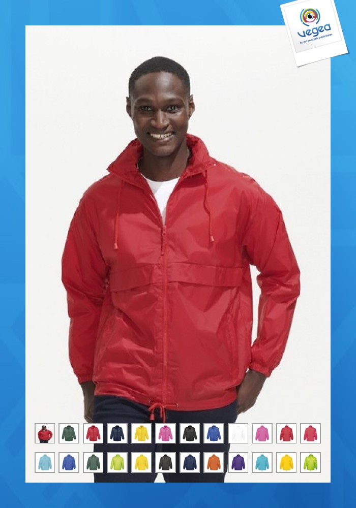 Ungefütterte surf-windjacke 