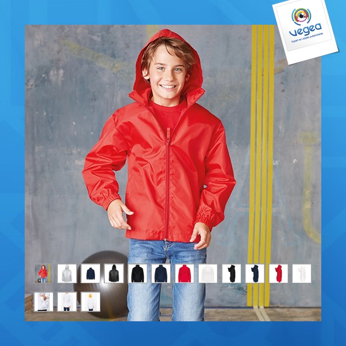 Ungefütterte windjacke kind