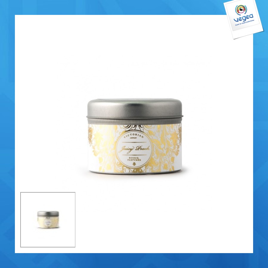 Victorian sense tinbox juicy peach duftkerze 