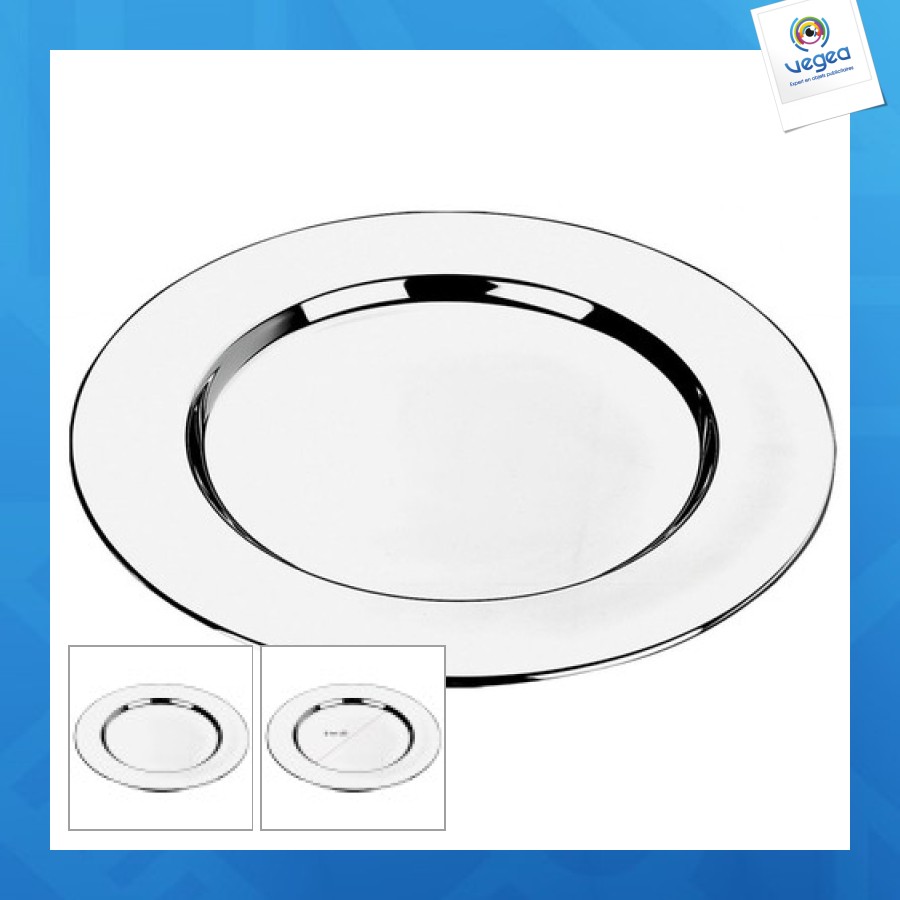 Vide-poche acier d28cm - sans boîte