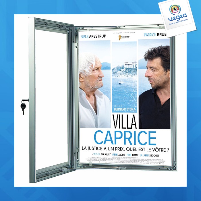 Vitrine poster-poster a4 + schloss visual-displays