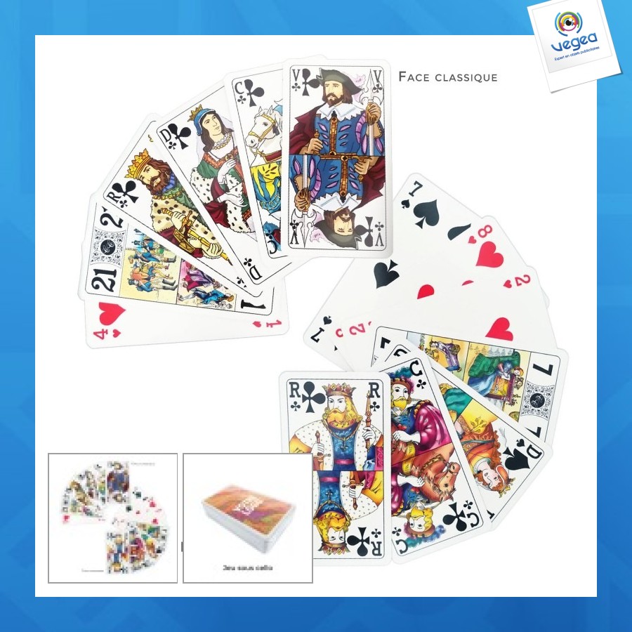 Vollständig angepasstes tarot-deck