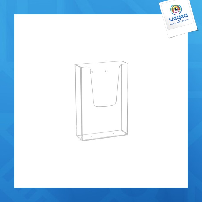 Wandprospekthalter klassisch 1 fach 1/3a4 (b.10.6cm)