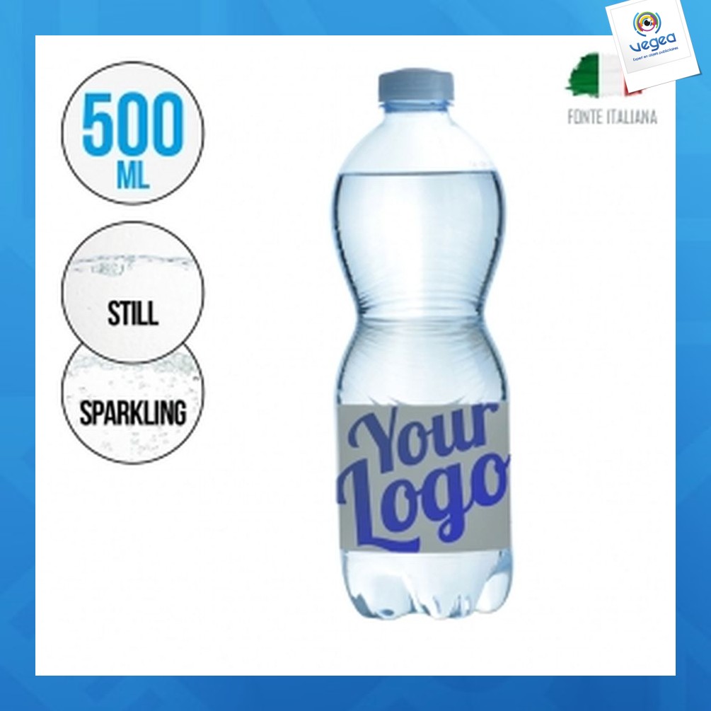 Wasserflasche 500ml rundes design