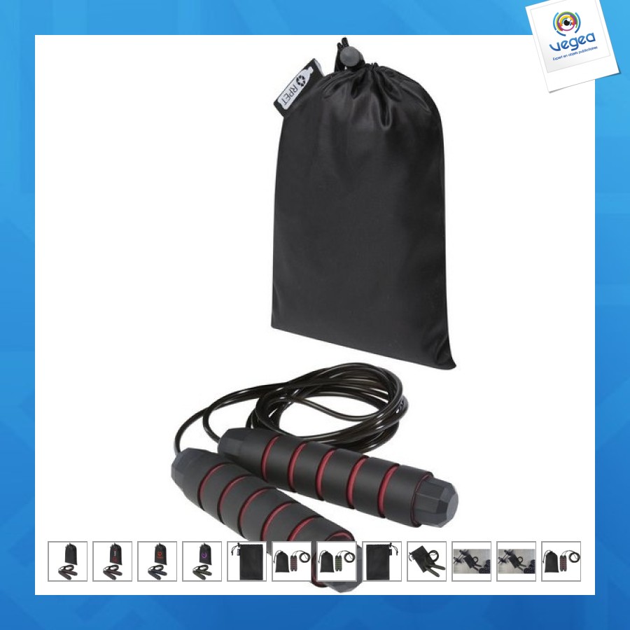 Weiches austin-springseil in einer tasche aus recyceltem pet