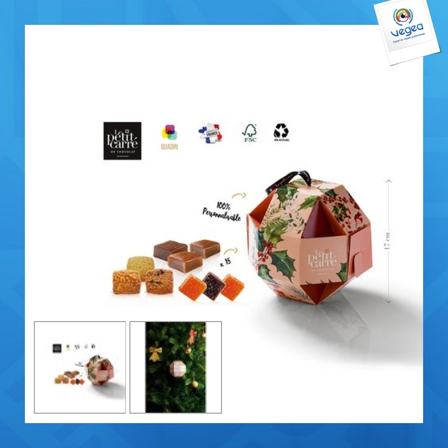 Weihnachtskugel 15 leckereien