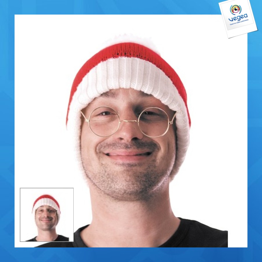 Weihnachtsmütze stricken rot