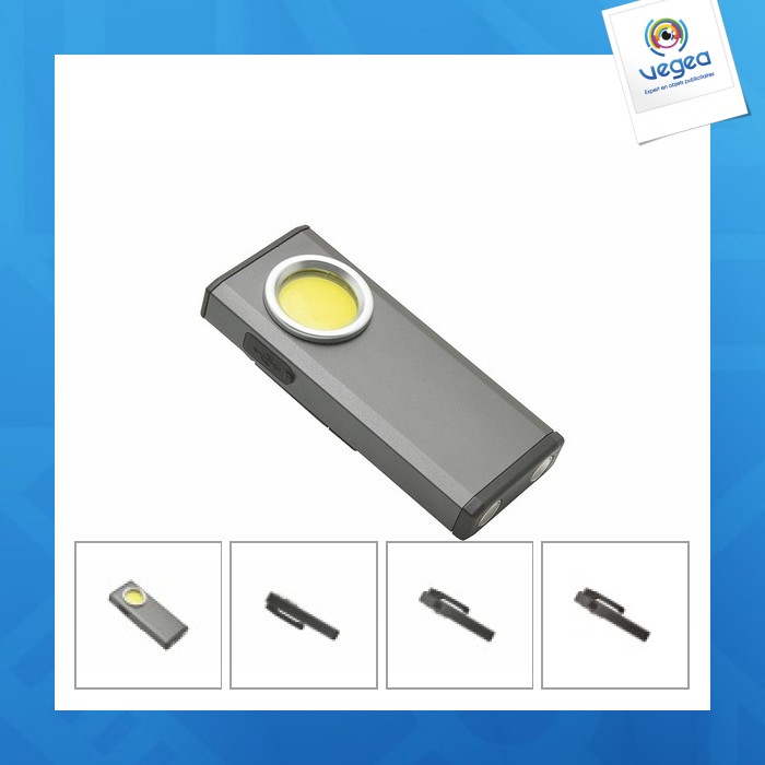 Wiederaufladbare 2-in-1-taschenlampe mit magnet 'proxima'.