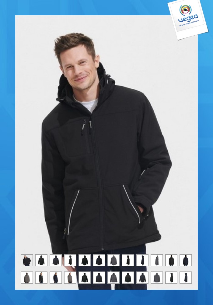 Winter rock gesteppte softshell