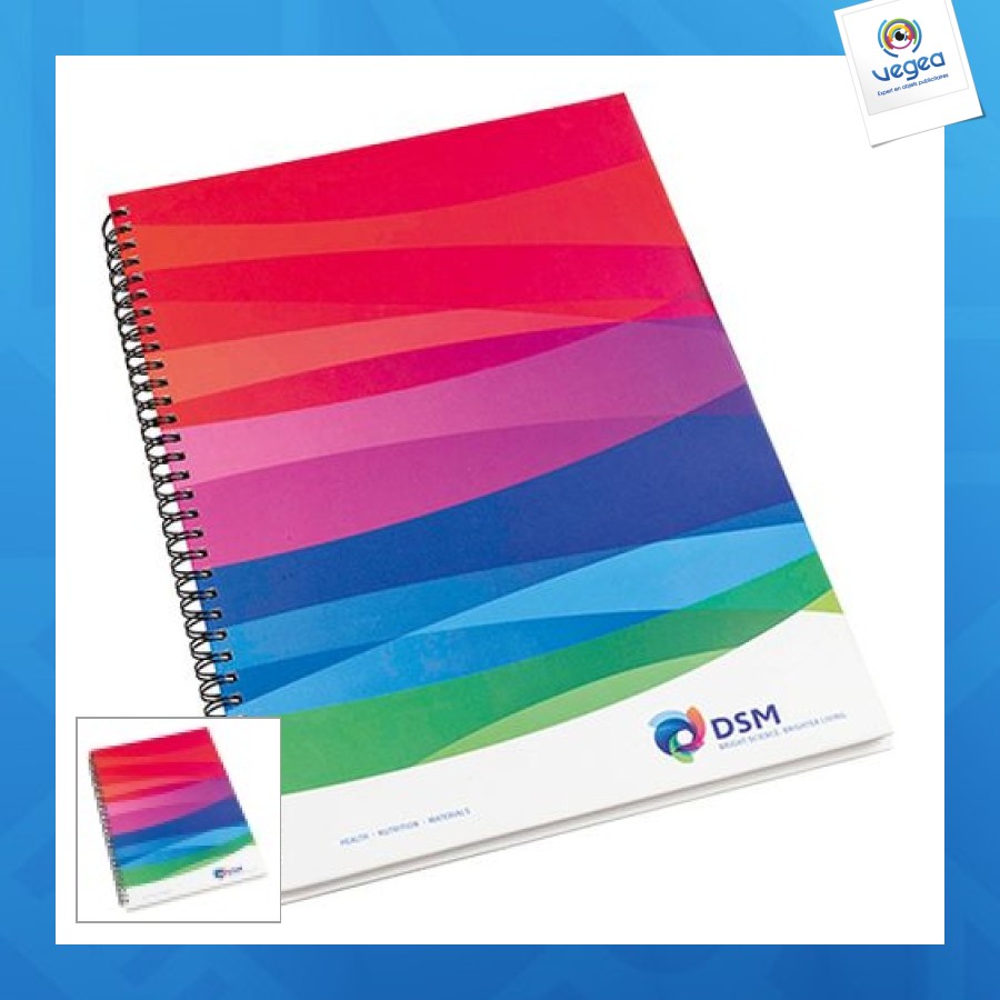 Wire-o hardcover-heft a5 50 blatt