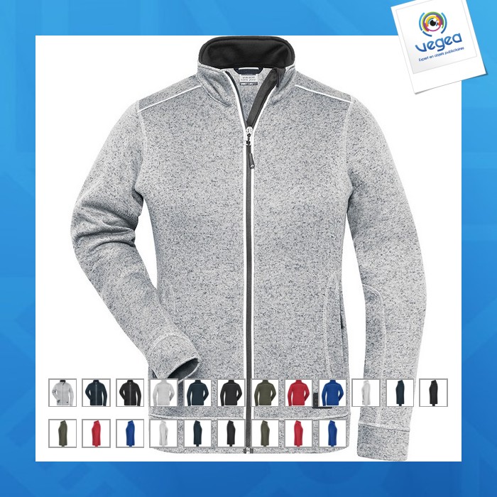 Workwear fleecejacke frau - daiber