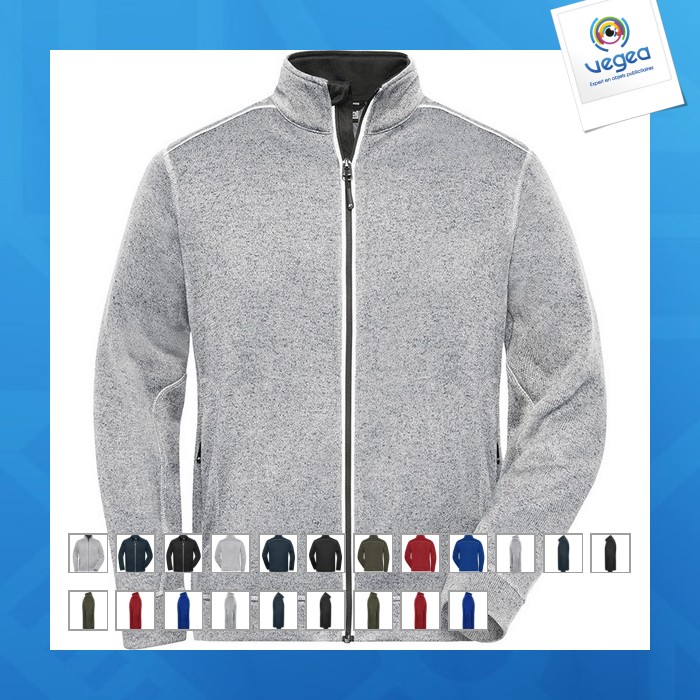 Workwear fleecejacke mann - daiber