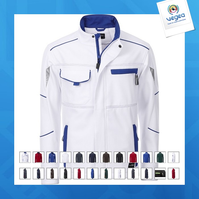 Workwear-softshell-jacke