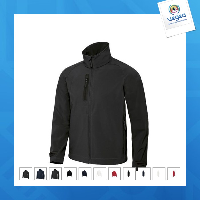 X-lite soft shell jacke mann b&c