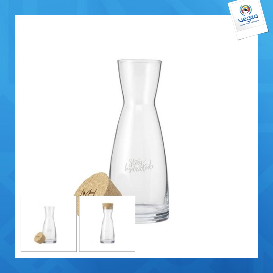 Ypsilon karaf 1 l mit korkverschluss