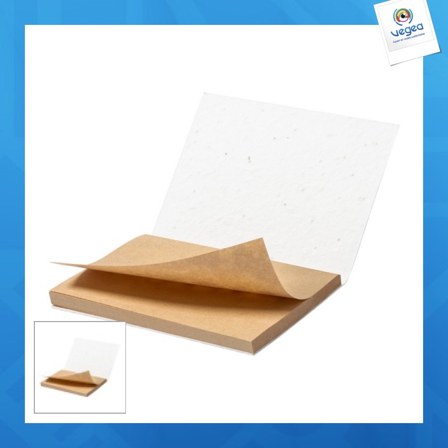 Zomek haftnotizblock mit samenpapier