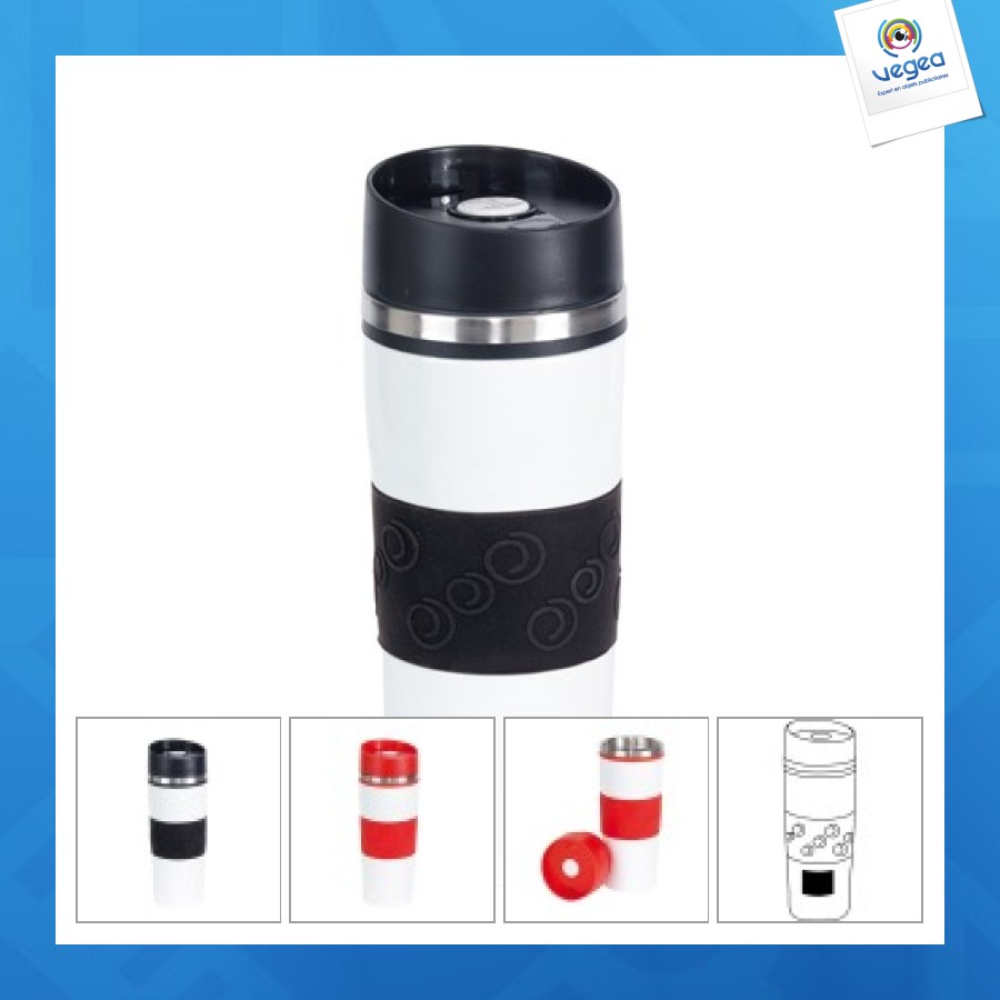 Zweifarbiger isothermischer becher 