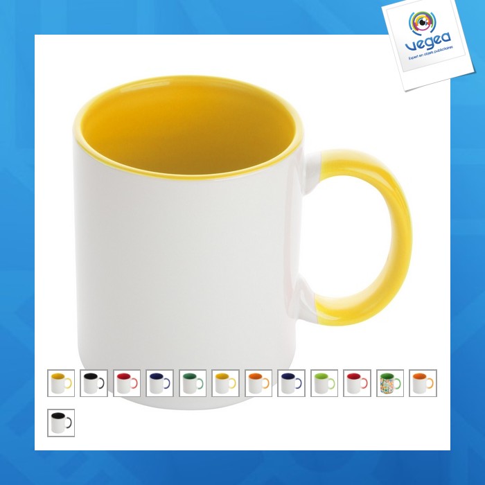Zweifarbiger vierfarbiger becher